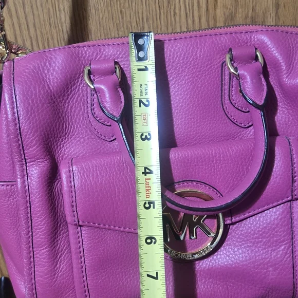 MICHAEL Michael Kors Pink Satchel Bag - Picture 7 of 13